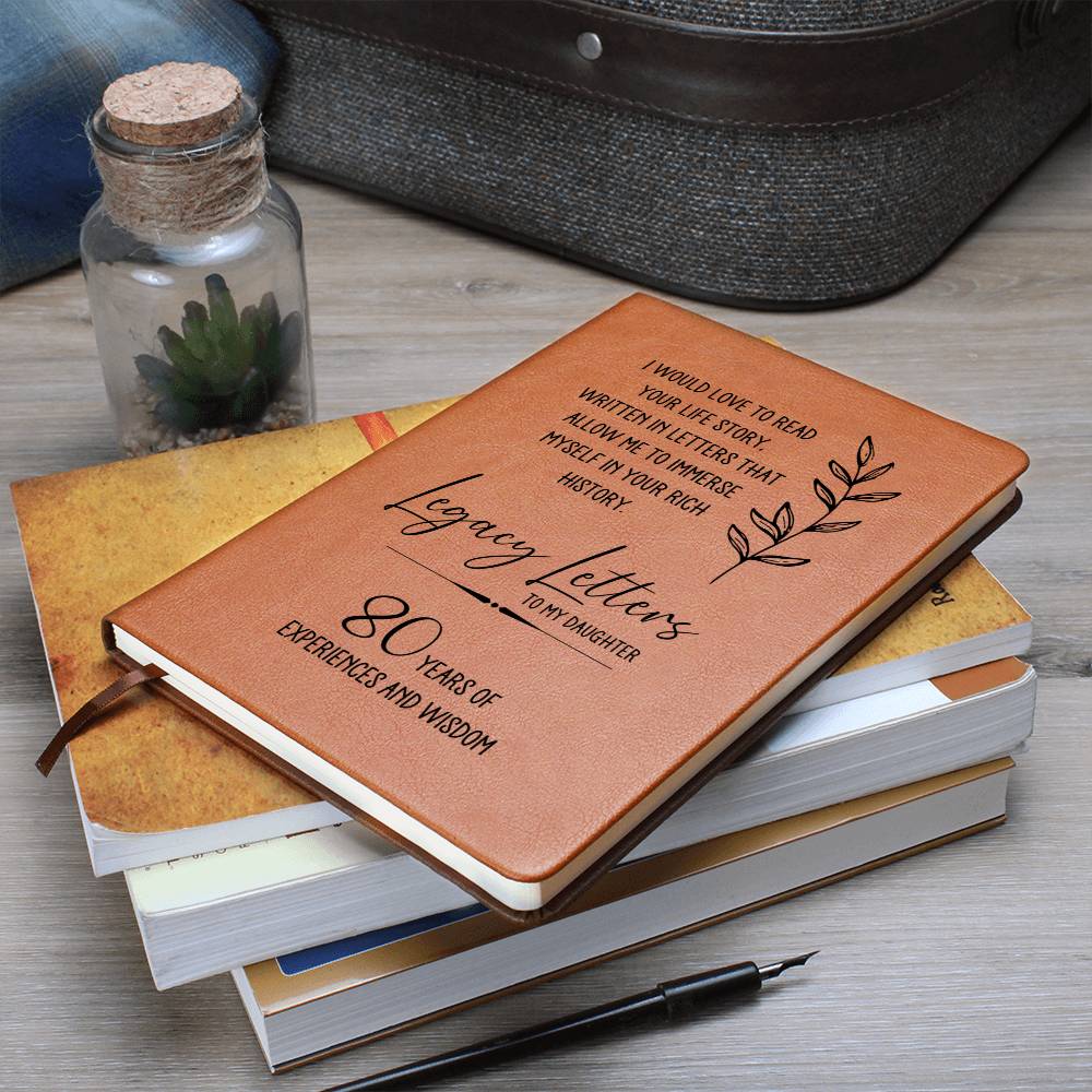 Legacy Letters Customizable Leather Journal