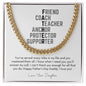 Father's Day Father Acronym Cuban Chain Necklace from Daughter