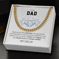 Father's Day Humor Chain Necklace for Dad