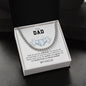 Father's Day Humor Chain Necklace for Dad