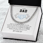To My Dad Funny Father's Day Chain Necklace