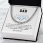 Father's Day Humor Chain Necklace for Dad