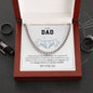 Father's Day Humor Chain Necklace for Dad