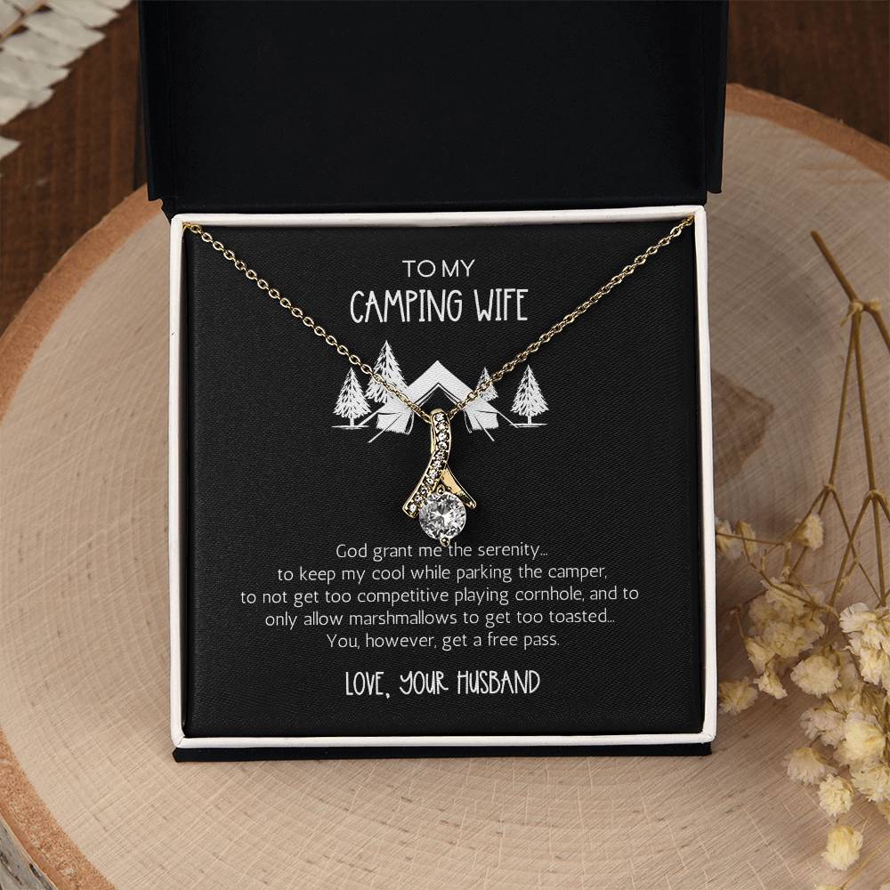 Grant Me the Serenity Camping Wife Alluring Beauty Necklace