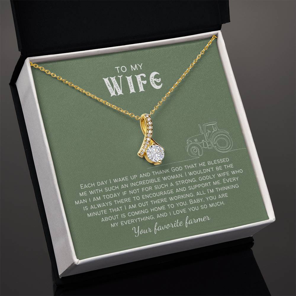 Farm Wife Personalized Alluring Beauty Necklace