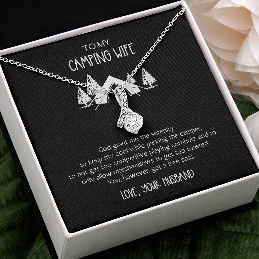 Grant Me the Serenity Camping Wife Alluring Beauty Necklace