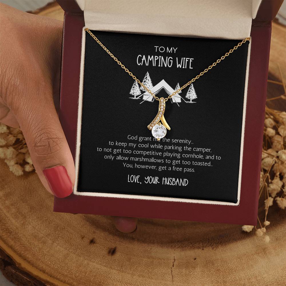 Grant Me the Serenity Camping Wife Alluring Beauty Necklace