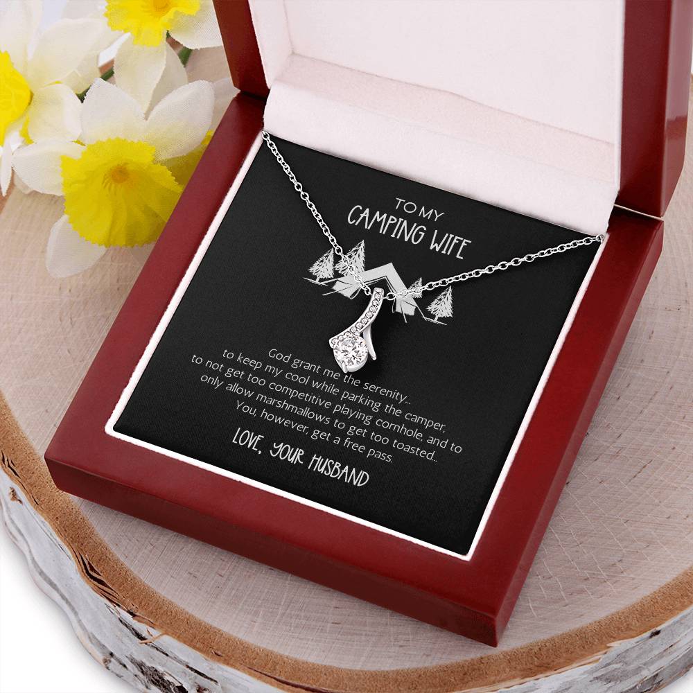 Grant Me the Serenity Camping Wife Alluring Beauty Necklace