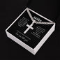 Personalized Engraved Daddy Cross Necklace