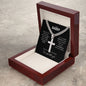 Personalized Engraved Daddy Cross Necklace