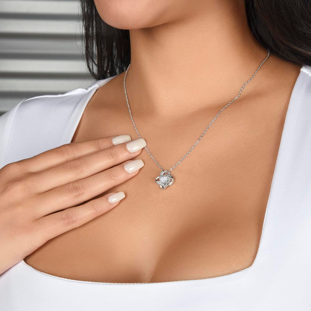 Forever Country King Farm Wife Love Knot Necklace