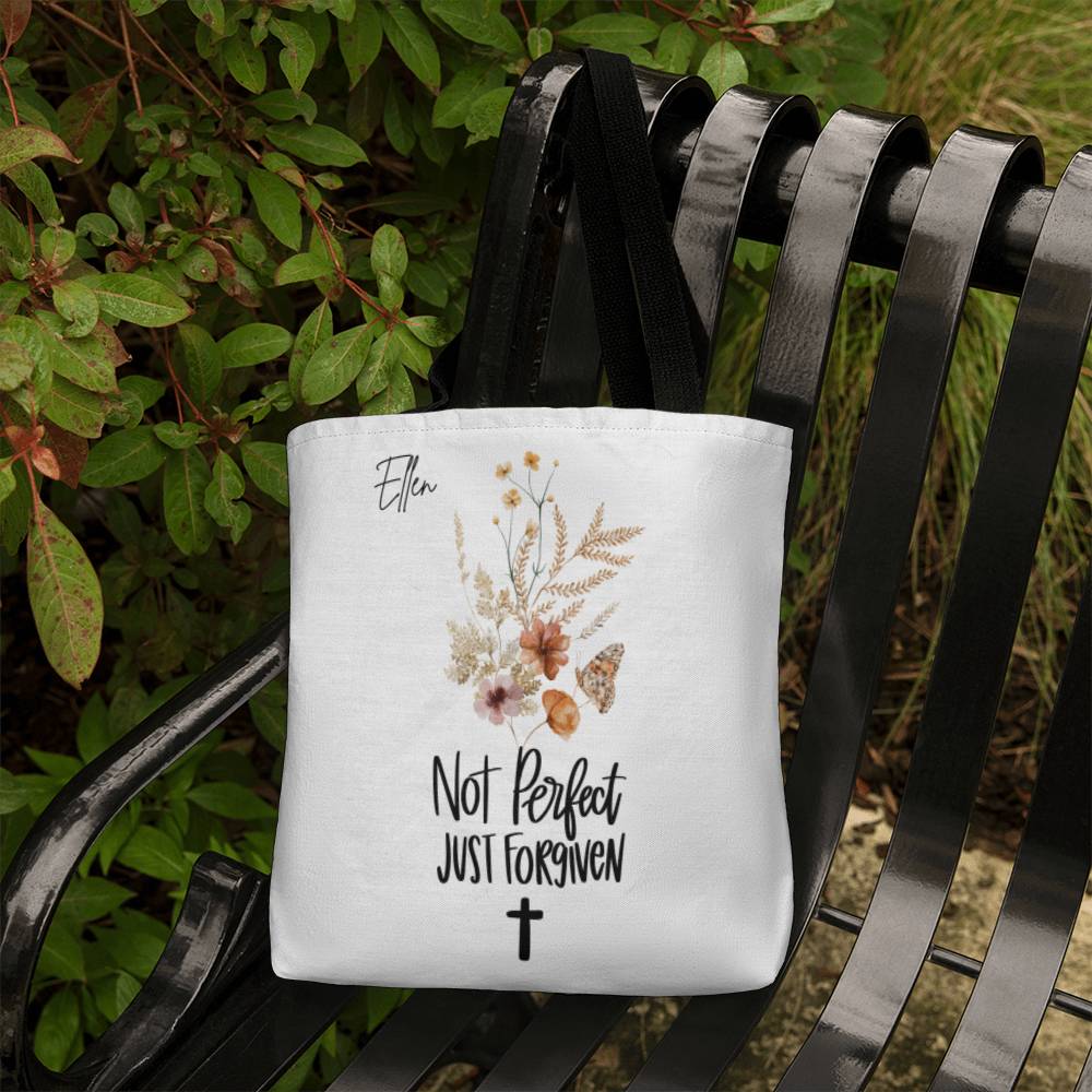 Personalized Christian Tote Bag Customizable Tote Bag for Women, Christian Canvas Tote