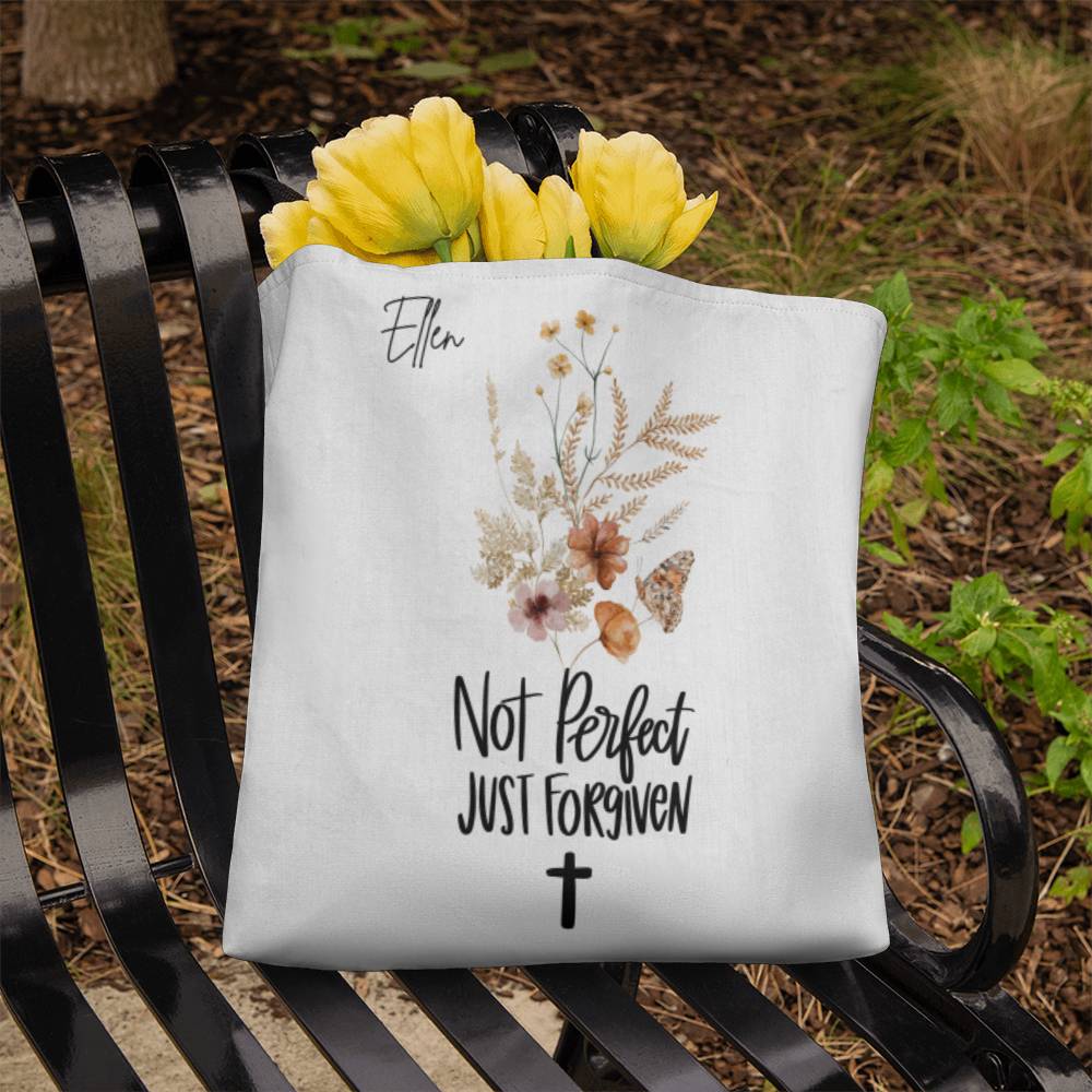Personalized Christian Tote Bag Customizable Tote Bag for Women, Christian Canvas Tote