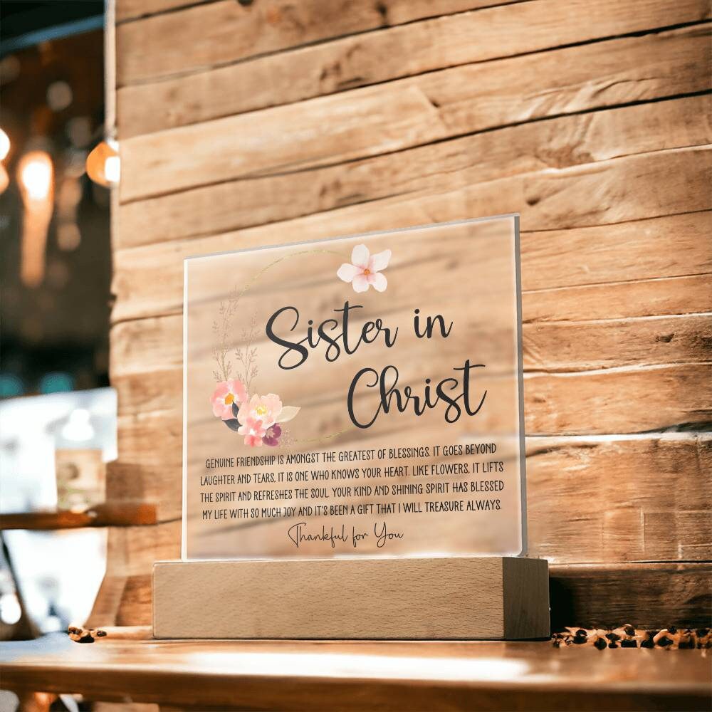 Sister in Christ Friendship Gift Religious Friend Gift Women Friendship Gifts Faith Christian Friend Gift for Mentor