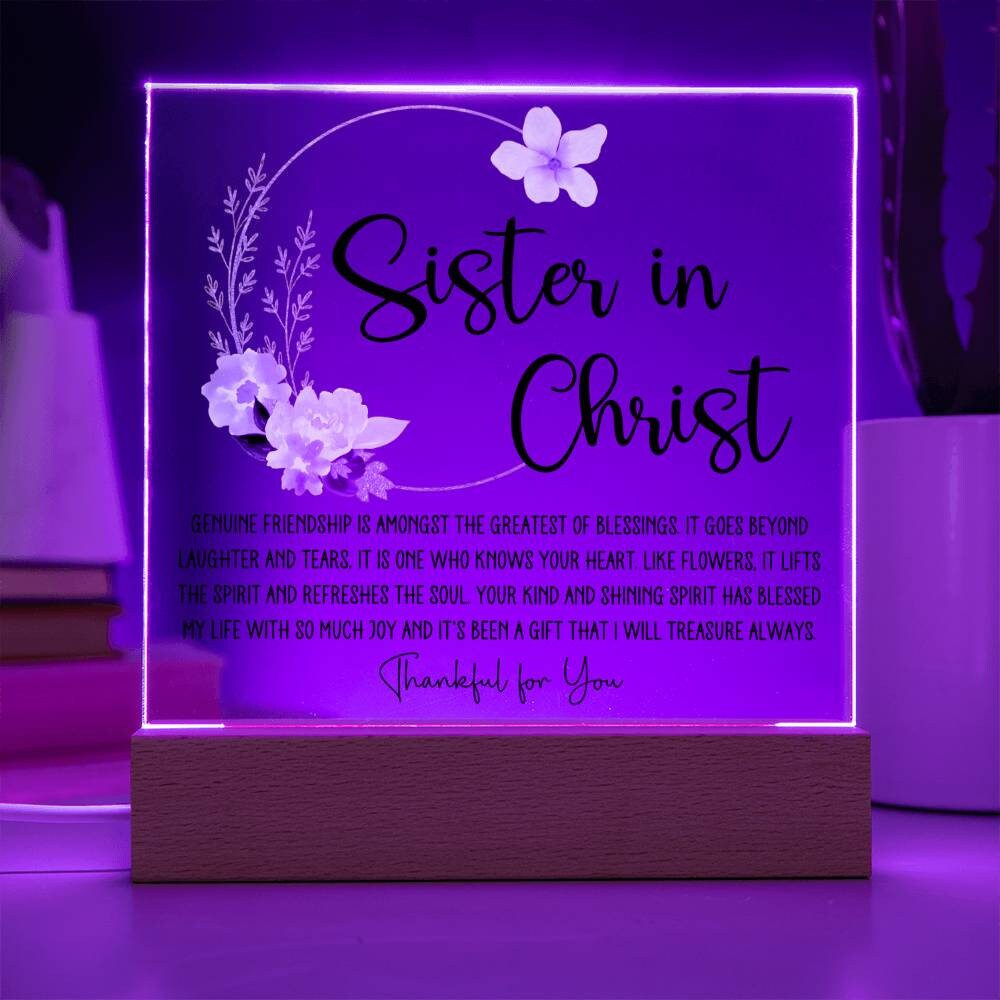 Sister in Christ Friendship Gift Religious Friend Gift Women Friendship Gifts Faith Christian Friend Gift for Mentor