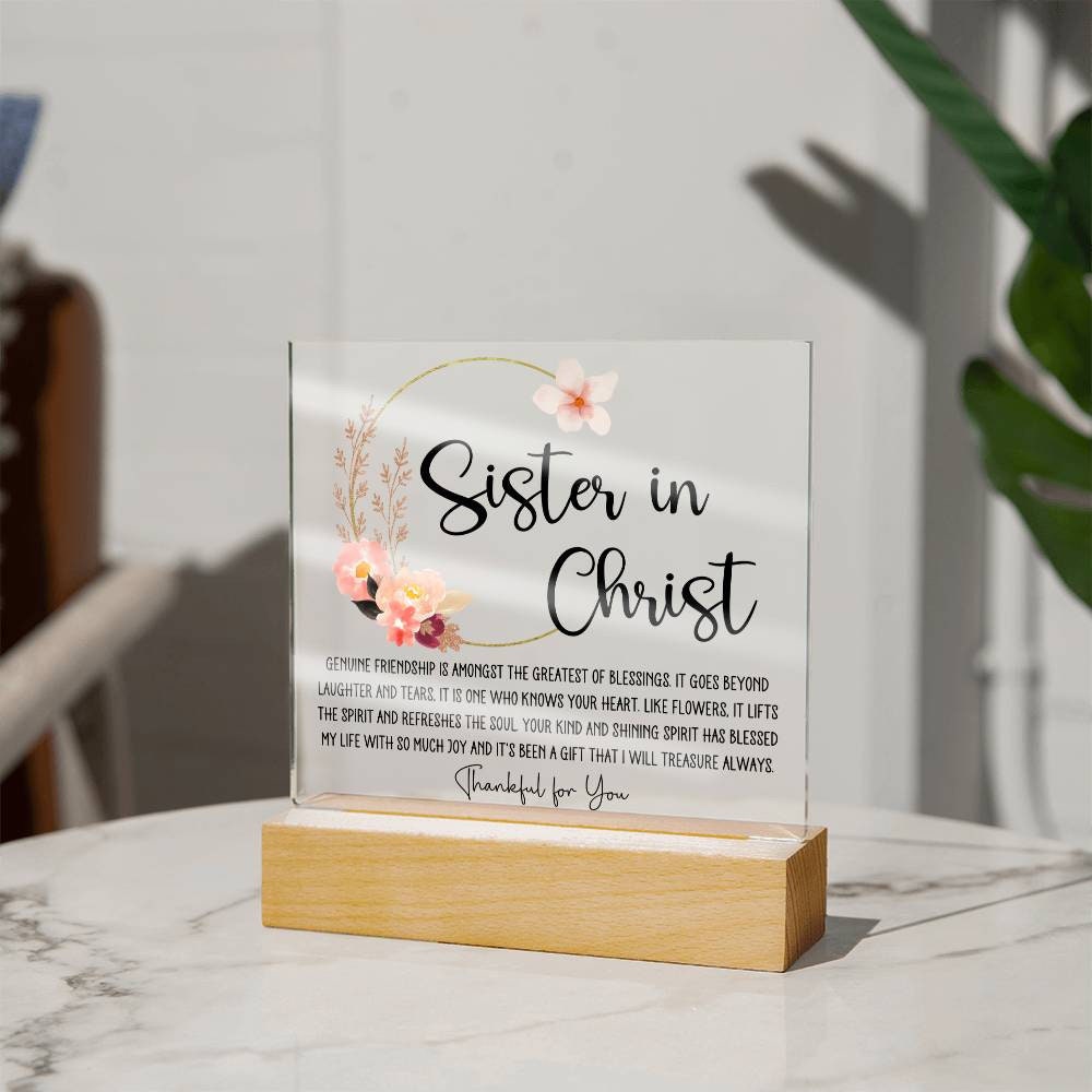 Sister in Christ Friendship Gift Religious Friend Gift Women Friendship Gifts Faith Christian Friend Gift for Mentor