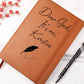 Dear God It's Me Personalized Leather Prayer Journal - FREE SHIPPING when you buy 2 or more!