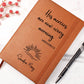 Personalized Bible Verse Leather Prayer Journal for Women, Christian Journal Gift for Sister in Christ, Bible Verse Faith Notebook Devotional Journal