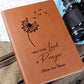 Take it to the Lord in Prayer Personalized Leather Prayer Journal