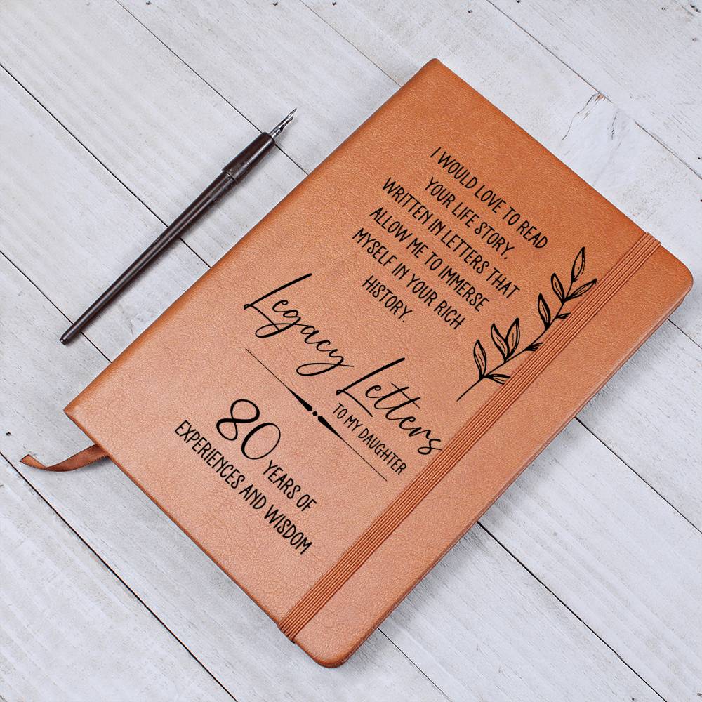 Legacy Letters Customizable Leather Journal