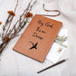 Hey God It's Me Personalized Leather Prayer Journal - Dove