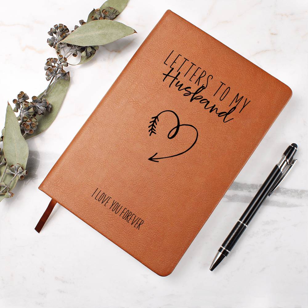 Letters to My Husband Personalized Leather Journal, Sentimental Gift f – GiftBabble