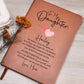 Forever Connected To My Daughter Personalized Journal