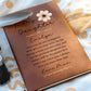 Precious Daughter Personalized Message Journal from Mom - Pink Flower