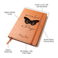 Personalized Leather Prayer Journal for Women, Floral Butterfly Prayer Journal Custom Christian Gifts for Girls