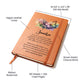 Rainbow Butterfly Personalized Leather Journal for Daughter
