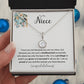 To My Niece Graduation Eternal Hope Necklace