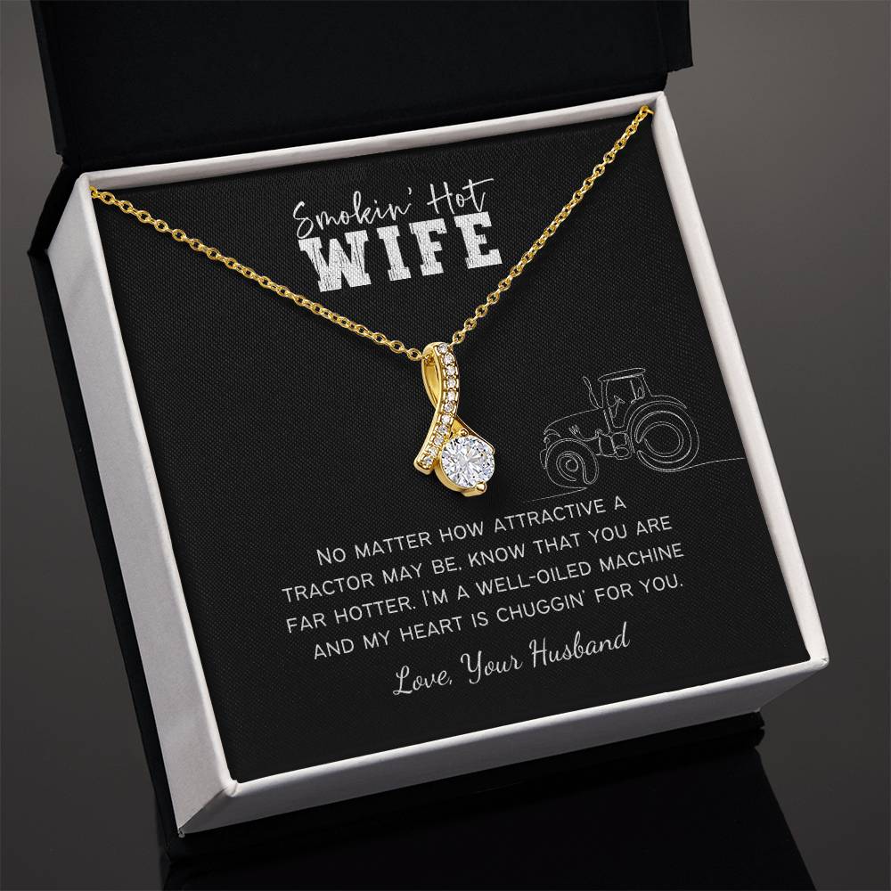 Smokin' Hot Farm Wife Personalized Alluring Beauty Necklace