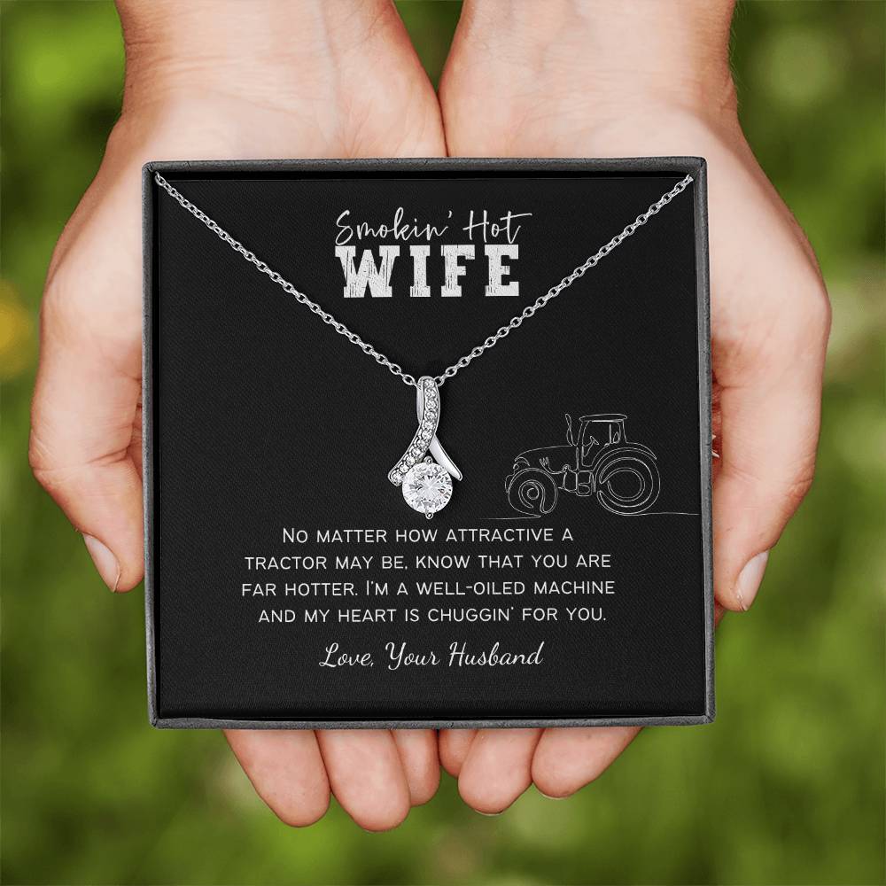 Smokin' Hot Farm Wife Personalized Alluring Beauty Necklace