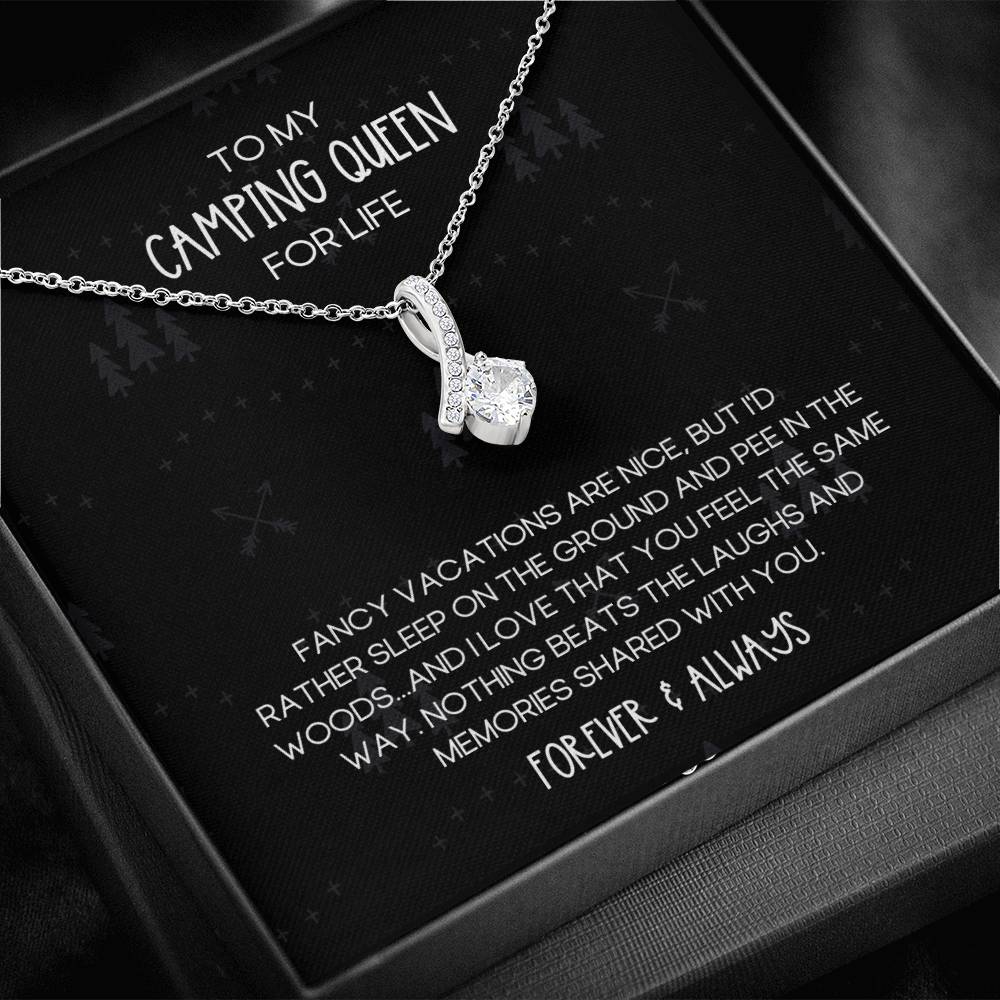 Camping Queen for Life Alluring Beauty Necklace