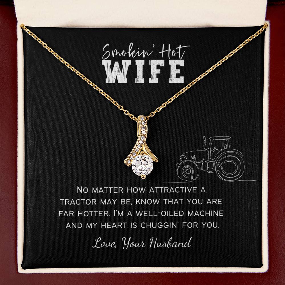 Smokin' Hot Farm Wife Personalized Alluring Beauty Necklace