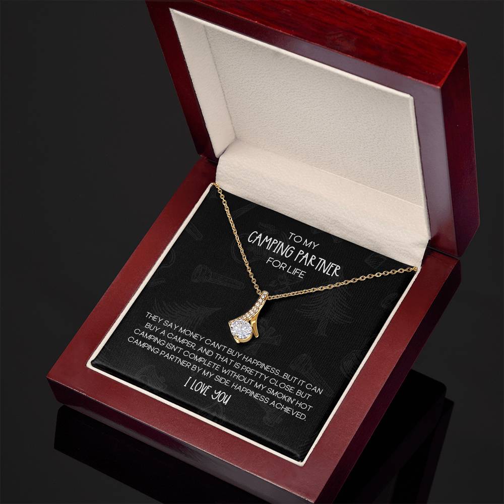 Camping Partner for Life Alluring Beauty Necklace