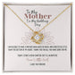 Sunflower Wedding Day Mother Personalized Love Knot Necklace