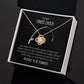 My Finest Catch Love Knot Necklace