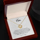 To My Mom Grieving Gift Christian Love Knot Necklace