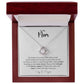 To My Mom Grieving Gift Christian Love Knot Necklace