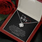 My Answered Prayer Christian Wife Love Knot Necklace