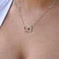 To my Daughter Graduation Interlocking Hearts Necklace