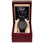 Personalized Father of the Bride Wooden Watch Gift from Bride