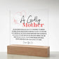 Godly Mother Heartfelt Acrylic Plaque - Pink