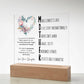 Christian Mother Acronym from Daughter Square Acrylic Plaque