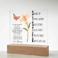 Sister in Christ Acronym Christian Friendship Acrylic Plaque