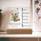 Sister in Christ Acronym Christian Friendship Acrylic Plaque