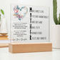 Christian Mother Acronym from Daughter Square Acrylic Plaque