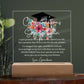 Personalized Graduation Gift for Girls Custom Graduation Plaque Graduation Party Gift from Grandma Gift from Mom