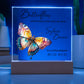 Butterfly Memorial Personalized Plaque for Loss of Loved One